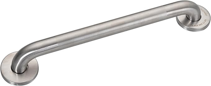 Joyrain 16-inch Bathroom Safety Grab Bar - 500lb Weight Capacity ADA Certified Anti-Slip Handle for Shower/Tub/Toilet, Elderly & Disabled Assist (Peened, 12 inch)