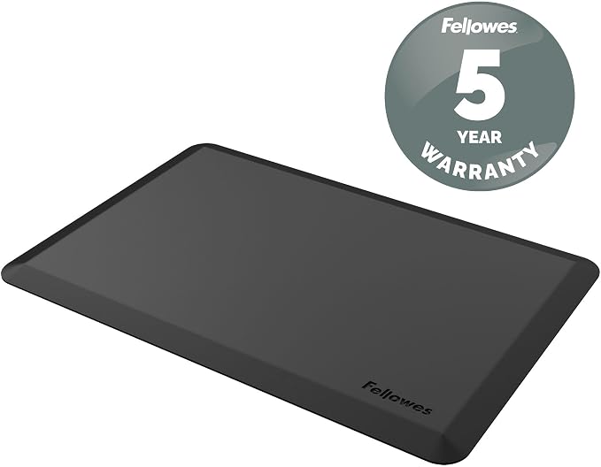 Fellowes Anti-Fatigue Wellness Mat (8707002), Black