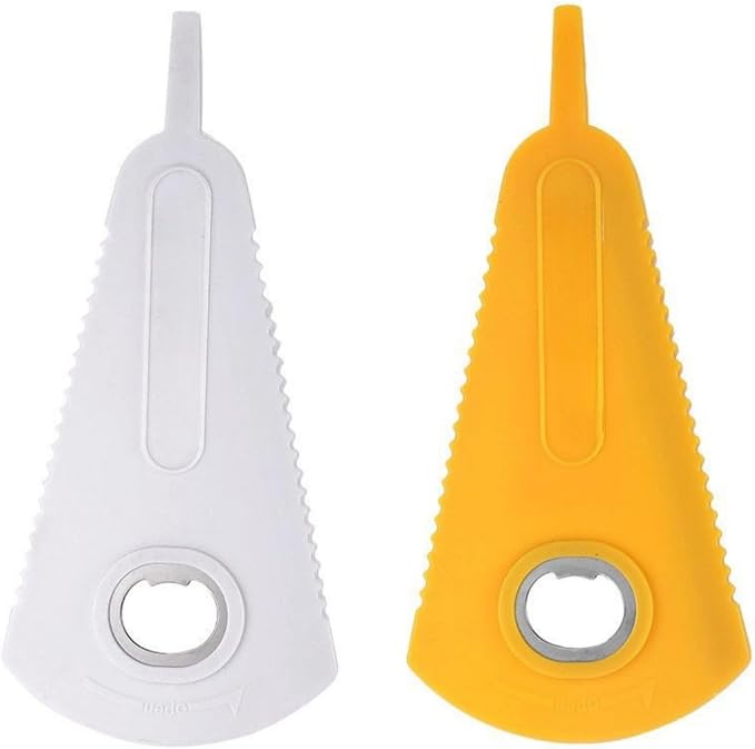 Adjustable Bottle Opener for Tight Lids, Multi-Function Lid Remover for Jars and Cans, Non-Slip Manual Jar Opener, Kitchen Tool for Stuck Lids, 7.64"x3.54"x0.79" (Mix 2pcs)