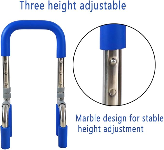 Anti-Slip Bathtub Grab Bar Safety Bar for Seniors and Handicap - for Assistance Getting in and Out of Tub, Easy to Install on Most Tubs