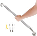 36 Inch Shower Grab Bar, Bathroom Grab Bar Handle with Anti-Slip Knurled Grip, Stainless Steel Bath Balance Bar, 1.25" Diameter Bath Safety Bar Support for Seniors Elderly Pregnant, Polishes Chrome