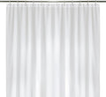 LiBa Bathroom Shower Curtain - Waterproof Plastic Shower Curtain Premium PEVA Non-Toxic with Rust Proof Grommets White 10G Heavy Duty Bathroom Accessories 72x72