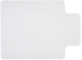 Staples Office Chair Mat, Clear Floor Mats with Lip, Low-Pile Carpets, Extended Under-Desk Coverage, 48 x 36 Inch, Smooth Glide