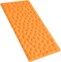 Non-Slip Bathtub Mat OTHWAY Soft Rubber Bathroom Bathmat with Strong Suction Cups (Orange, 16x31.5 inch)