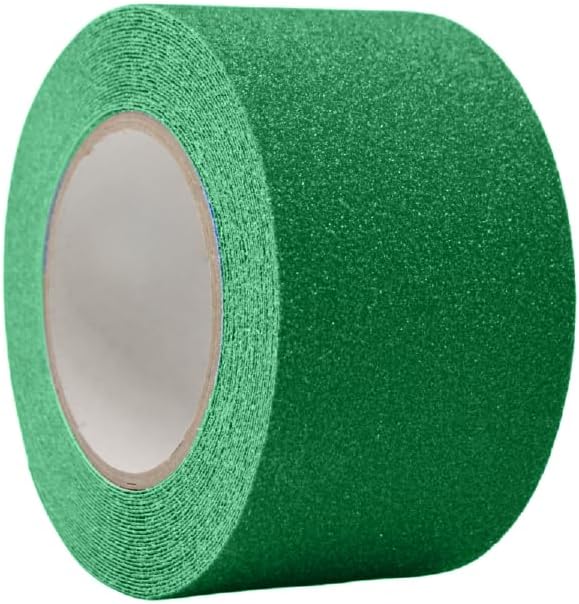 WOD Heavy Duty Anti Slip Tape Green - 3 inch x 60 ft. Non Skid Treads Weather Proof Indoor/Outdoor Traction Tape for No Slip Stairs ASTC32