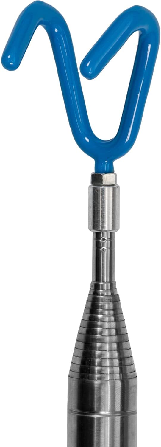 Dynamic Discs Disc Golf Retriever | 16ft Reach, 18in Collapsed | Telescoping Grabber with Hook | Retrieve from Trees or Water Without Getting Wet | Retriever Pole Accessories & Gifts