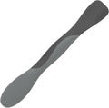 Tovolo Mini Scoop and Spread Tool for Kitchen Meal Prep Small Sandwich Spreader Spatula for Peanut Butter Jelly, Silicone BPA Free Dishwasher Safe Scooper Spreader, Charcoal and Oyster Gray