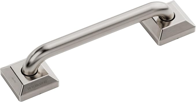 JoyRain 9" Multi-Function Safety Grab Bar | Wall-Mounted Support Handle for Shower, Bathtub, Toilet & Door (Stability Aid for Elderly & Disabled)