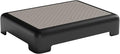 Mobility One Step Stool for Adult Elderly, Non-Slip Heavy Duty Indoor Outdoor Step Platform Assistive Device, Portable Riser for Car, Bed, Door, Stair, Bathroom, Black-Gray, White-Gray