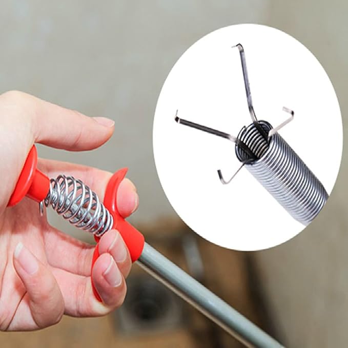 ALINNA Flexible Grabber Claw Pick Up Reacher Tool with 4 Claws Bendable Hose Pickup Reaching Assist Tool for Litter Pick, Home Sink, Drains, Toilet(24 Inches)