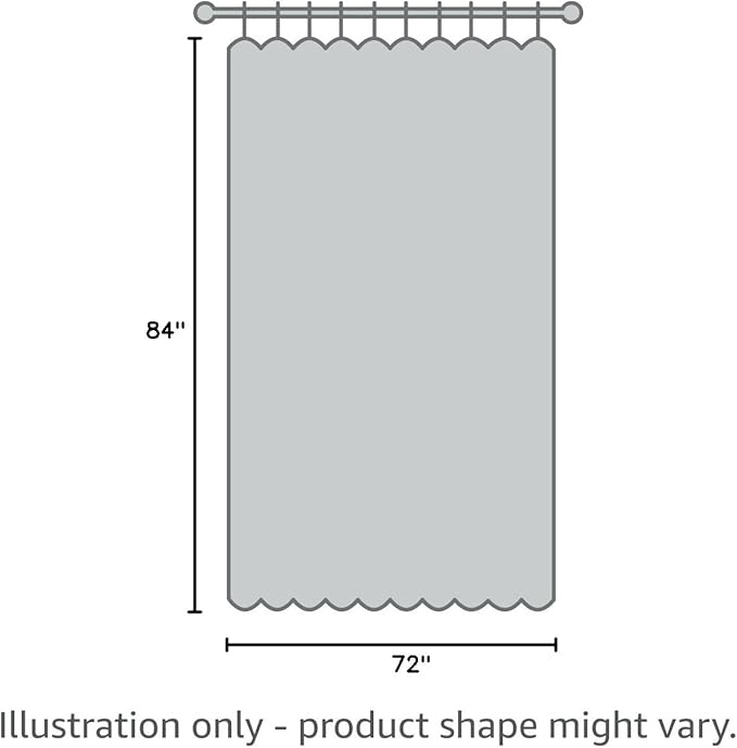 LiBa Bathroom Shower Curtain - Waterproof Plastic Shower Curtain Premium PEVA Non-Toxic with Rust Proof Grommets White 8G Heavy Duty Bathroom Accessories 72x84