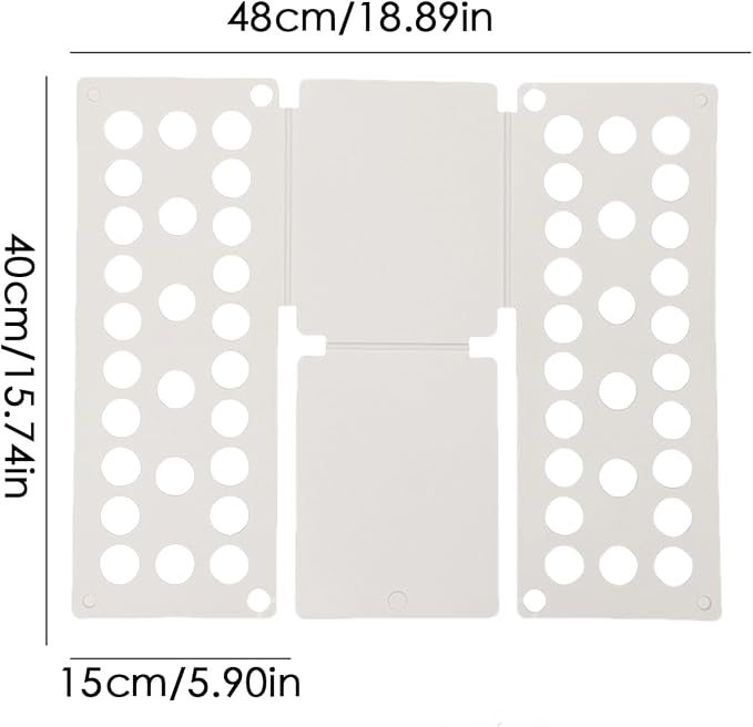 Clothes Folding Board, T-Shirt Folder, Fast Foldable Household Liner Sorter, Home Storage Tool, Laundry Sorter Helper Liner for Dorm Travel Hotel