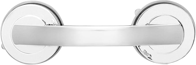 QWORK 2 Pack Glass Door Suction Handle, Shower Grab Bars Suction Handle, Non-Porous Absorption Handles for Cabinet Sliding Door, Window,Shower Door Drawer