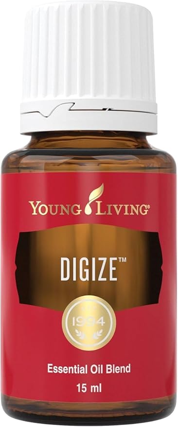 Young Living DiGize Essential Oil 15ml | Aromatherapy Blend with Peppermint & Ginger | Invigorating Diffuser Use & Relaxing Scent for Everyday Rituals