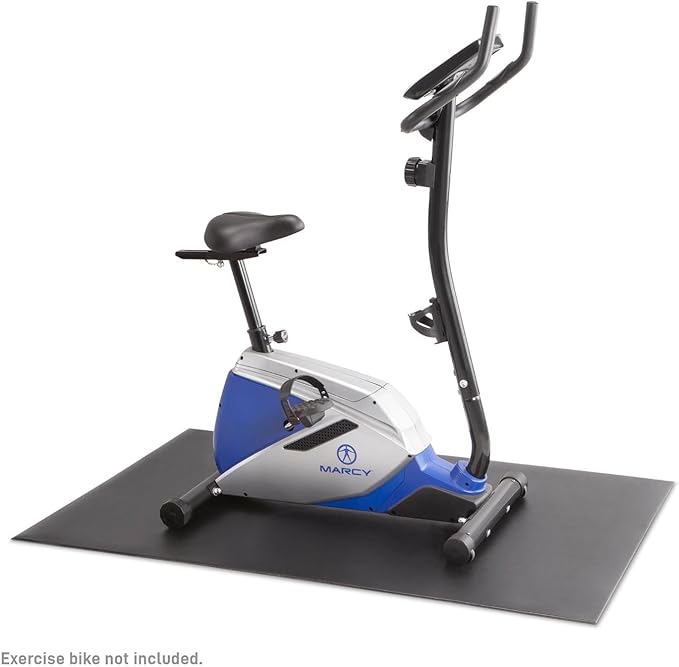 Marcy Fitness Equipment Mat and Floor Protector Compatible for Treadmills, Elliptical, Exercise Bikes, Stationary Cycles and Accessories