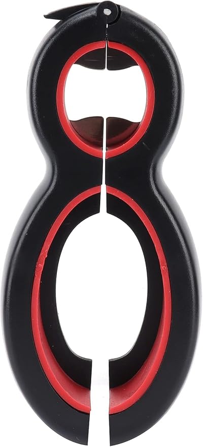 Can Opener for Seniors - 6-in-1 Jar Opener with Non-Slip Silicone Grip, Bottle & Jar Opener for Weak Hands, Easy Open Kitchen Tool for Elderly