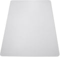 Amazon Basics Office Chair Mat for Hard Floors, Clear, Smooth Surface, Protects Hard Floors, 46" x 60"