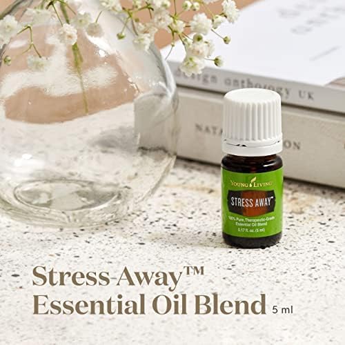 Young Living Stress Away Essential Oil Blend | 5 ml | Sweet Lime & Vanilla Aromatherapy Oil for Diffusers, Massage & DIY Blends | Relaxing Fragrance for Home, Office & Everyday Aromatic Use