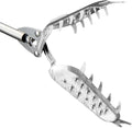 Premium Stainless Steel Reacher Grabber 49" – Heavy-Duty Trash Picker, Fireplace/BBQ Log Tongs, Snake Tongs & Snake Grabber, No-Wire Power Claw, Made in Korea, Outdoor Yard Tool | FTH