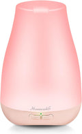 Homeweeks Diffusers, 100ml Colorful Essential Oil Diffuser with Adjustable Mist Mode,Auto Off Aroma for Bedroom/Office/Trip (100 ML 1 Pack)