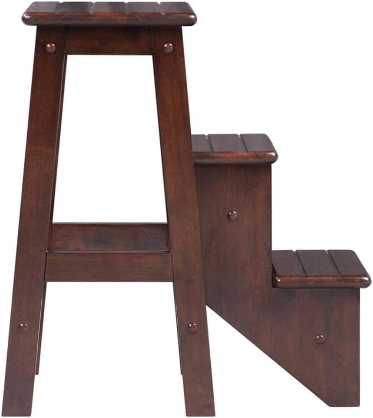 Boraam Step Stool, 24-Inch, Cappuccino