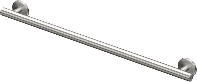 Gatco 857A Latitude II 30" Grab Bar, Satin Nickel/ADA Compliant Wall Mount Stainless Steel 30" Safety Grab Bar for Bathroom
