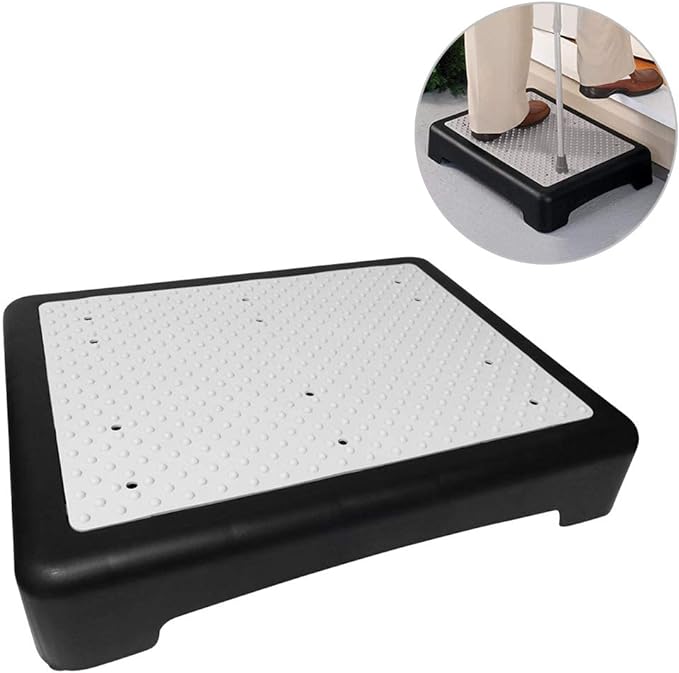 Wefaner Platform Safety Step - Non-Slip Indoor and Outdoor Large Size Mobility Stool, Portable Riser, Anti-Fall Safety Platform for The Elderly, High Rise Stairs