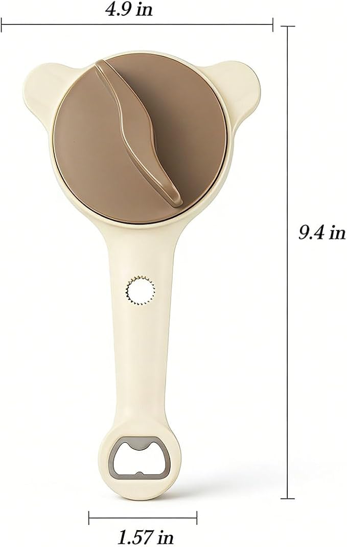 2026 New 4-in-1 Jar Opener ， Adjustable Stainless Steel ， Jar Openers for Seniors & Weak Hands ， Multifunctional Can Opener & Lid Opener for Jars, Bottles & Cans