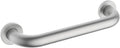KIBI 12 Inch Stainless Steel Bathroom Safety Grab Bar | Curved Shaped Grab Bar for Bathtubs and Showers, Bathroom Grab Bars for Seniors, Wall Mounted Anti-Slip Support - Brushed Nickel (KGB1012)