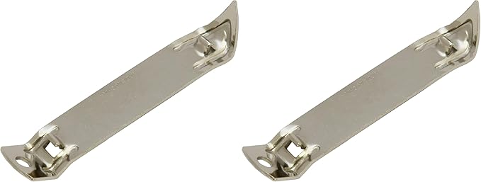 Chef Craft Select Iron Plated Bottle Opener, 4.25 inches in length, Gray (Pack of 2)