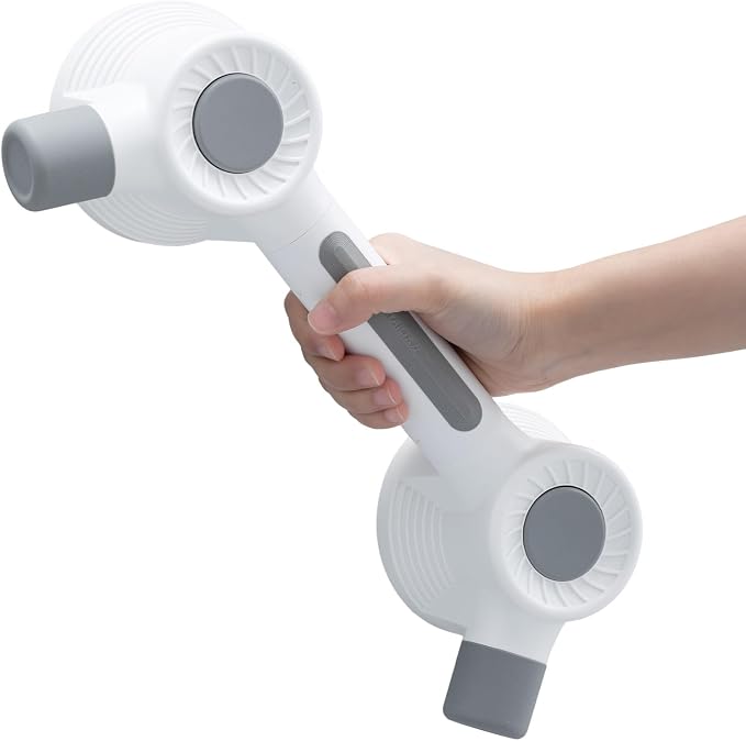 TAILI Grab Bars for Shower,Maximum 350lbs, Super Strong Adhesive Shower Grab Bars for Seniors, Shower Handles for Elderly Suction,Safety Grip Rails for Microcrack Tile,Drill-Free Waterproof