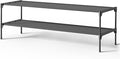 Kitsure Shoe Rack - Non-Woven Shoe Rack Shelf, Shoe Organizer for Closet, Entryway, Garage & Corridor, Stackable Shoe Shelves, 36.2" Wide - 2 Tier, Black