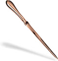 Rose Gold Letter Opener Knife - Smooth Metal Plated Envelope Opener - Ergonomic Rounded Handle for Comfort - Home and Office Mail Supplies - 1 Pack