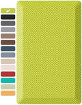 Ophanie Kitchen mats for Floor, 3/4 inch Thick, Kitchen Rugs, 20''x39'' Anti Fatigue Standing Cushioned Mat, Waterproof,Comfort Ergonomic mat for Office, Home, Sink, Green Non-Slip Bottom