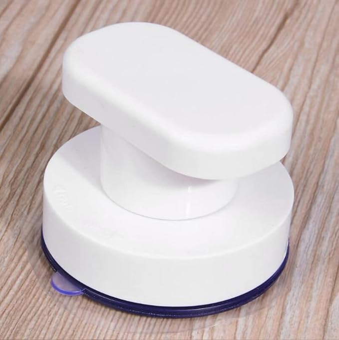KAFENDA Strong Suction Cup Handle is Suitable for Glass Doors and Windows, as Well as cabinets. It Features a Seamless Installation, is Washable, and can be reused
