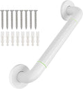 supregear Grab Bars for Bathtubs and Showers - Anti Slip Heavy Duty Shower Safety Handle - White Stainless Steel Support Rail for Bathtub Toilet Kitchen Stairway Elderly Children & Disability, 21.7 in