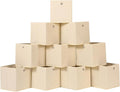 Foldable Storage Cubes Bins ,11 Inch Cloth Storage Cube Fabric Storage Box Cubes Organizer Baskets with Dual Handles for Home Organizer Set of 10 (Creamy-White)