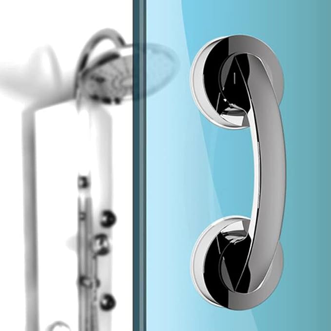 KAFENDA Strong Suction Cup Handle is Suitable for Glass Doors and Windows, as Well as cabinets. It Features a Seamless Installation, is Washable, and can be reused