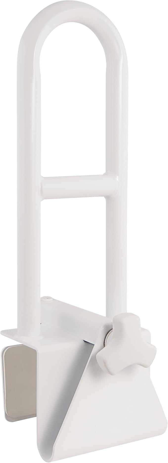 Vaunn Medical Secure Bathtub Safety Rail, ADA Compliant Shower Grab Bar Handle for Elderly and Disabled, Secure Locking Tub Clamp, 300 lbs