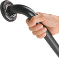 24-inch Textured Grab Bar for Bathtub and Shower, Oil Rubbed Bronze Finish, 1.25-Inch Diameter, Bathroom Toilet Saftey Hand Rail, Wall-Mounted, Great for Towel Holder/Stair Handrail