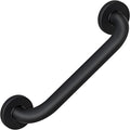 ROTHLEY 12 Inch Grab Bar for Bathtubs and Showers: Stainless Steel Shower Grab Bar Wall Mounted Shower Handle with Concealed Screws for Handicapped Elderly and Seniors (Matte Black)