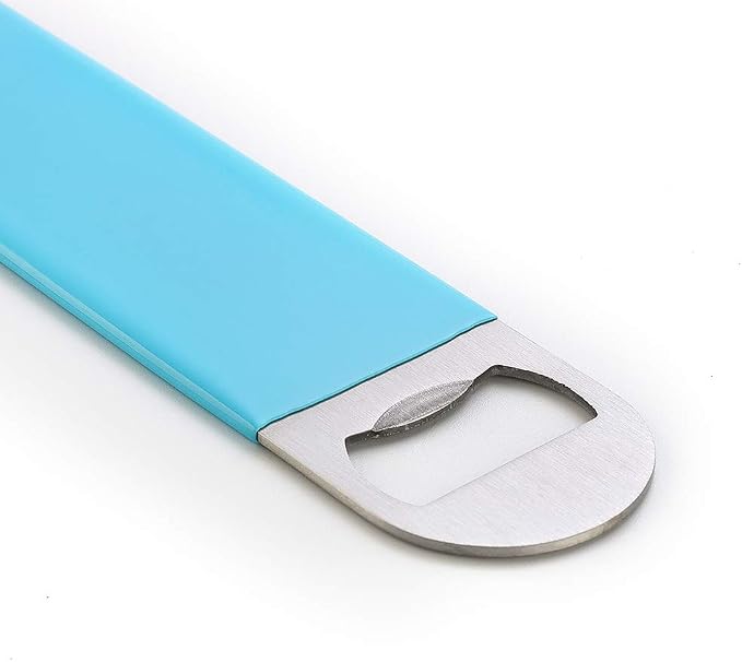 JXS 3 Pack 7" Heavy Duty Stainless Steel Flat Bottle Opener, Well-Made Long Neck Bottle Opener
