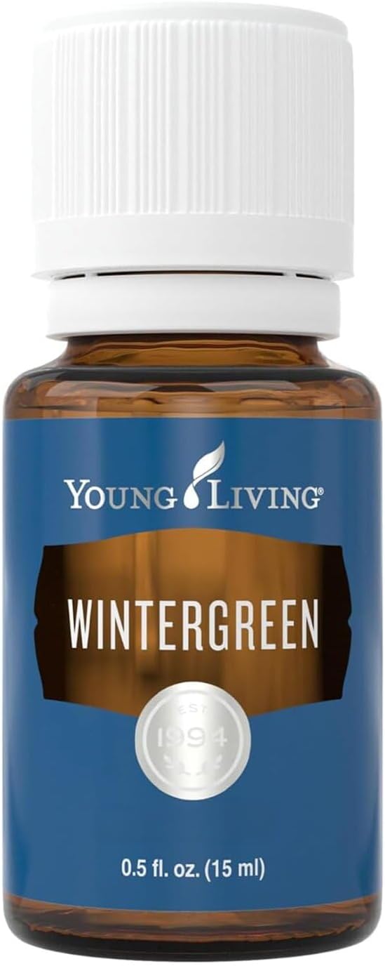 Young Living Wintergreen Premium Essential Oil | 15ml | Refreshing & Uplifting Aroma for Diffuser or Topical Use | Ideal for Massage & Home Aromatherapy | Premium Quality Oils