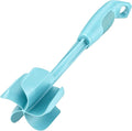 Ourokhome Meat Chopper and Potato Masher, Heat Resistant Nylon Ground Beef Smasher for Hamburger, 5 Curved Blades Nonstick Safe Mixer & Stirrer, Practical Kitchen Gadgets, Mint