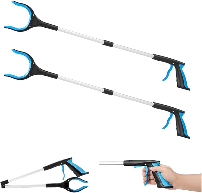 32inch Grabber Reacher Foldable Aluminum Heavy Dury Lightweight Hand Gripper for Senior Reaching Assistant (2)