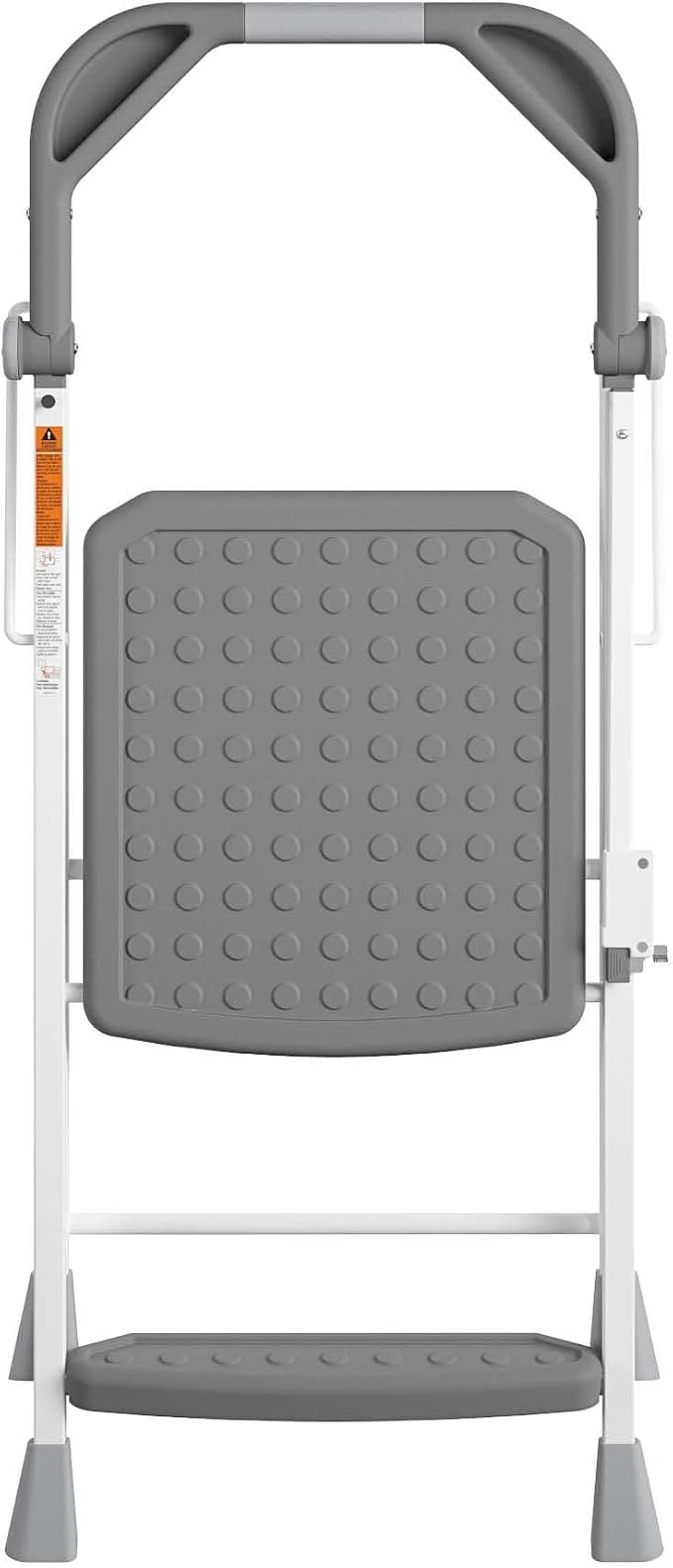 COSCO 2-Step Kitchen Stepper™ Folding Step Stool, Safety Kit Series, Ages 4+, Grey