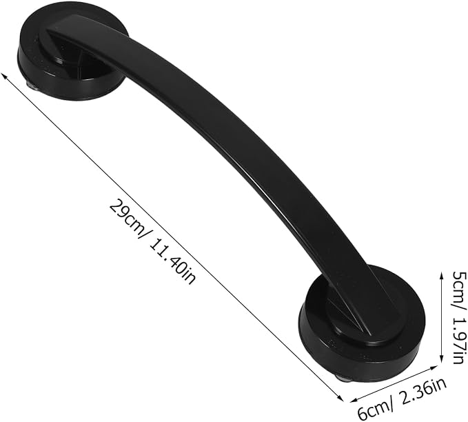 Outanaya Bathroom Safety Grab Bar Handle for Seniors Non Skid Suction Grip for Bathtubs Showers Durable Material Easy Installation for Elderly Disabled Use