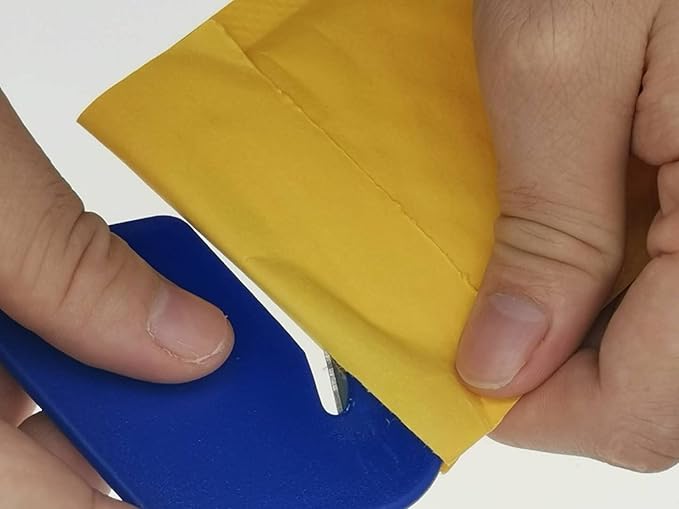 Magnetic Letter Openers Envelope,3 Pack,Envelope Opener Slitter,Mail Openers Blade with Magnet,Letter Opener for Women,Men,Office,Envelope Cutter(red,Blue,Black)