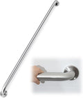 Zonon 1 Pcs 57 Inch Grab Bar for Bathroom Shower Toilet Bathtub, Stainless Steel Extra Long Safety Grab Bar for Elderly, Heavy Duty Shower Support Handle for Seniors Handicapped (Classic Style,Silver)