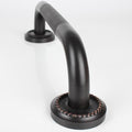 20-Inch Grab Bar Featuring Anti-Slip Handrail, Solid Brass, Oil Rubbed Bronze, Heavy-Duty Construction Armrest, Bathroom Bathtube Shower Safety Rail